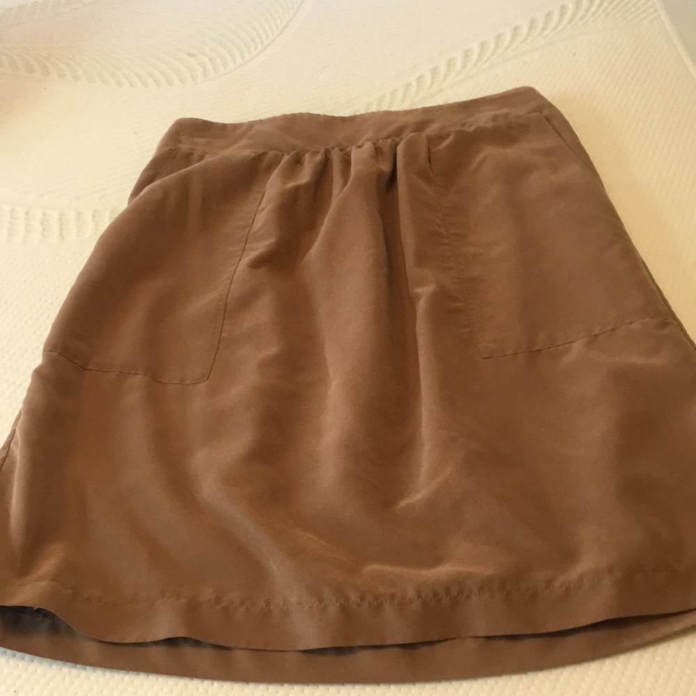 Brown Work Skirt